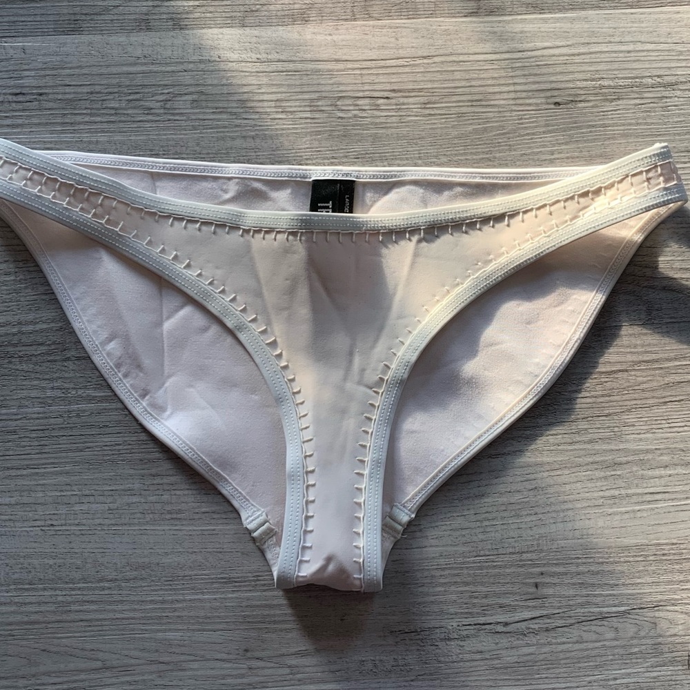 Triangl bathing suit bottoms in nude